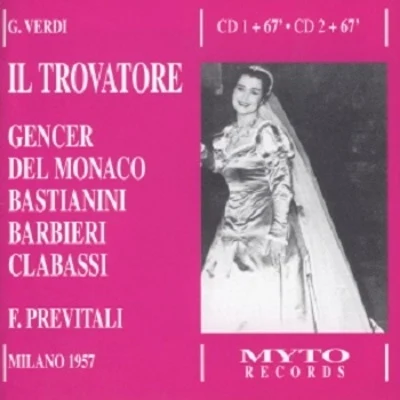 GI use PE Verdi: IL TR OVA tore 專輯 Argeo Quadri/Cornell Mac Neil/Orchestra del Teatro Colon/Leyla Gencer