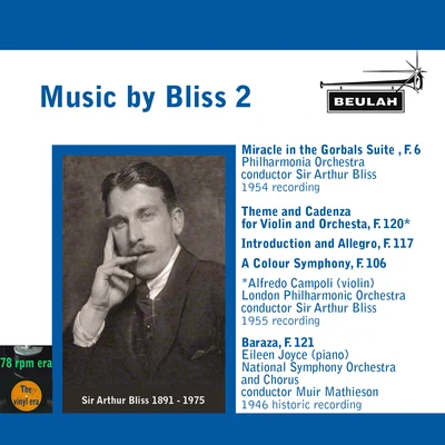 Music By Bliss, Vol. 2 專輯 Sir Arthur Bliss