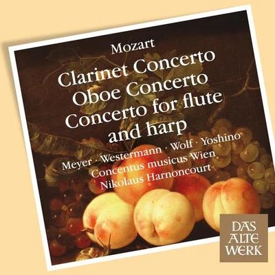 Mozart : clarinet concerto, oboe concerto concerto for flute and harp (DA W 50) 專輯 Concentus Musicus Wien/Nikolaus Harnoncourt