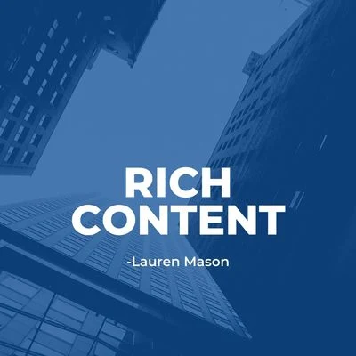 Rich Content 专辑 Lauren Mason