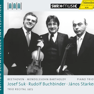 BEETHOVEN, L. van: Piano Trio No. 3MENDELSSOHN, Felix: Piano Trio No. 1 (J. Suk, Buchbinder, J. Starker) (Schwetzinger Festspiele Edition, 1973) 專輯 Josef Suk