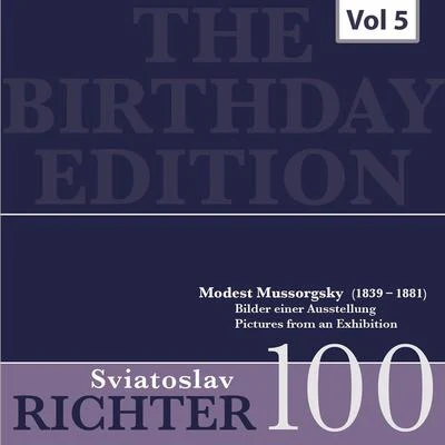 The Birthday Edition - Sviatoslav Richter, Vol. 5 專輯 USSR State Orchestra/George Georgescu/Sviatoslav Richter/Yuri Bashmet/Pierre Fournier