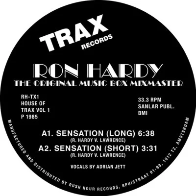 Sensation 专辑 Ron Hardy/Ralphi Rosario/Kevin Irving/Spanky/Virgo