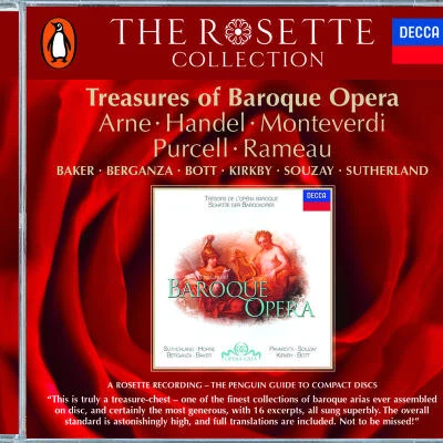 Teresa Berganza Treasures of Baroque Opera - RodelindaLOrfeoDido & Aeneas etc.