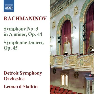 Detroit Symphony OrchestraPaul Paray RACHMANINOFF.:Symphony No. 3 Symphonic Dances (Detroit Symphony, Slatkin)