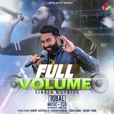 Full Volume 专辑 Shinda Shonki/Amrit Brar/Manjit Rupowalia/Iqbal/Jagvinder Benning