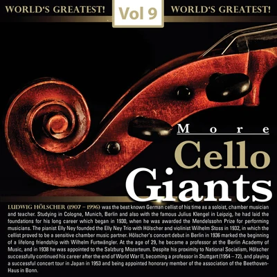 More Cello Giants, Vol. 9 專輯 Gerhard Taschner/Hermann Abendroth/Hans Altmann/Herbert Sandberg/Kölner Rundfunk-Sinfonie-Orchester