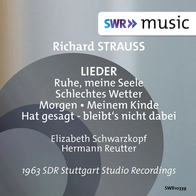 R. Strauss: Lieder 專輯 Hermann Reutter/Jacqueline Bonneau/Elisabeth Schwarzkopf/Wiener Philharmoniker/Bruno Walter