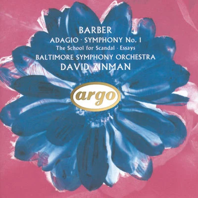 Barber: Adagio; Symphony No.1 etc. 专辑 Baltimore Symphony Orchestra/David Zinman