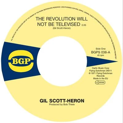 Gil Scott-Heron The Revolution Will Not Be TelevisedHome Is Where the Hatred Is