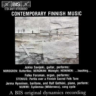 CONTEMPORARY FINNISH MUSIC 專輯 Ralf Gothóni/Jorma Hynninen