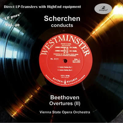 BEETHOVEN, L. van: Overtures (LP Pure, Vol. 40) (Vienna State Opera Orchestra, Scherchen) (1952) 專輯 Vienna State Opera Orchestra/Hermann Scherchen/The Royal Philharmonic Orchestra