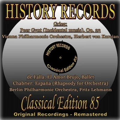 History Records - Classical Edition 85 專輯 Vienna Philharmonic Orchestra/Dmitri Mitropoulos