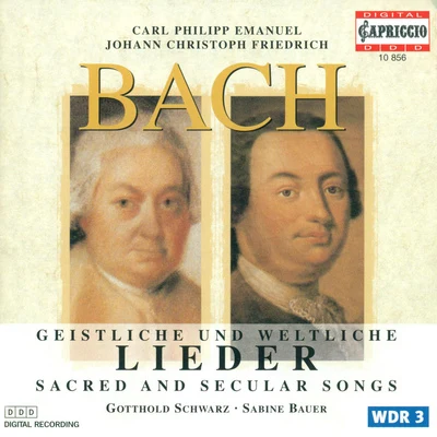 BACH, C.P.E.: Geistliche GesangeGellerts Geistliche Oden und LiederBACH, J.C.F.: Musikalisches VierlerleyMunters Geistlich Lieder (Schwarz) 專輯 Dresden Chamber Choir/Elisabeth Scholl/La Stagione Frankfurt/Gotthold Schwarz/Michael Schneider