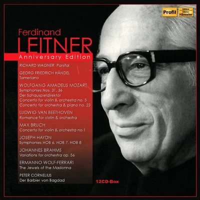 LEITNER, Ferdinand: Anniversary Edition - BRAHMS, J.MOZART, W.A.CORNELIUS, P.WAGNER, R.HANDEL, G.F. 專輯 Wurttemberg State Orchestra Stuttgart/Wurttemberg State Theatre Chorus Stuttgart/Gustav Grefe/Maria Kinas/Ferdinand Leitner