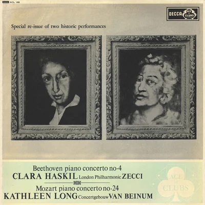 Clara HaskilArthur Grumiaux Mozart: Piano Concerto No. 24Beethoven: Piano Concerto No. 4Schumann: Waldszenen