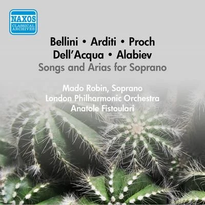 Vocal Recital: Robin, Mado - BELLINI, V.ARDITI, L.PROCH, H.DELLACQUA, E.ALABIEV, A. (1956) 專輯 Michel Dens/Mado Robin