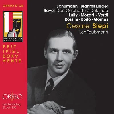 Schumann & Brahms: Lieder - Ravel: Don Quichotte à Dulcinée, M. 84 (Live) 專輯 Cesare Siepi