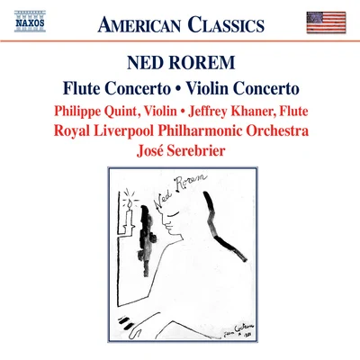 ROREM, N.: Violin ConcertoFlute ConcertoPilgrims (Khaner, Quint, Royal Liverpool Philharmonic, Serebrier) 專輯 Orquesta Sinfónica Nacional de Costa Rica/José Serebrier