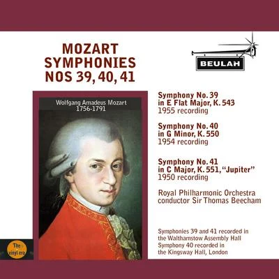 Mozart: Symphonies No. 39, 40, 41 專輯 Ramon Vinay/Orchestra e Coro del Palacio de Bellas Artes/Sir Thomas Beecham