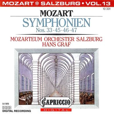 MOZART, W.A.: Symphonies, Vol. 13 (Salzburg Mozarteum Orchestra, Graf) - Nos. 33, 45, 46, 47 專輯 Nathan Berg/Marc Molomot/Robert McPherson/Gordon Gietz/Calvin Griffin