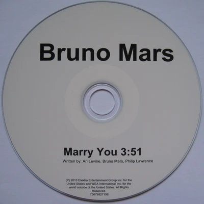 Marry You 專輯 Bruno Mars