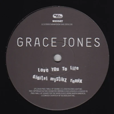 Love You to Life (Digital Mystikz Remix) 專輯 Grace Jones