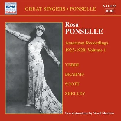 Rosa PonselleRomano RomaniGiacomo Puccini PONSELLE, Rosa: American Recordings, Vol. 1 (1923-1929)