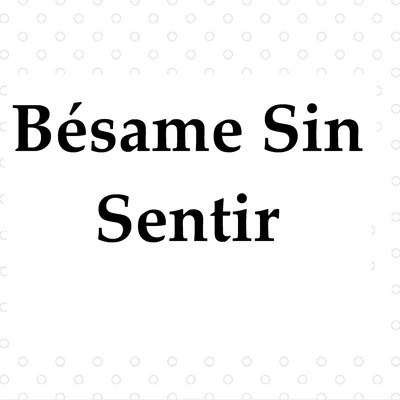 Bésame Sin Sentir (Acústico) 專輯 Micro Tdh