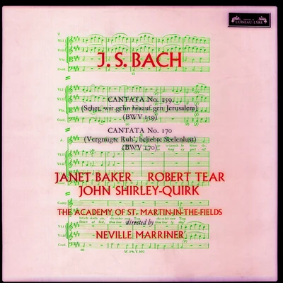 Vergnügte Ruh, beliebte Seelenlust Cantata, BWV 170 專輯 Dame Janet Baker