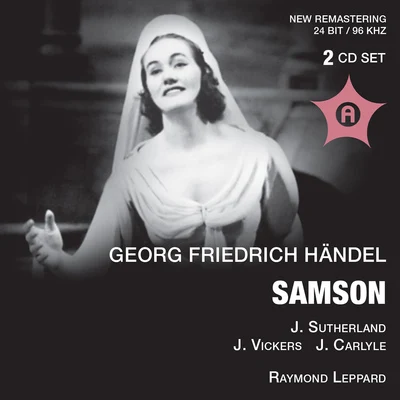 Raymond Leppard HANDEL, G.F.: Samson [Oratorio] (Vickers, Carlyle, Elms, Rouleau, Pease, Covent Garden Chorus and Orchestra, Leppard) (1959)