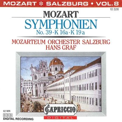 MOZART, W.A.: Symphonies, Vol.8 (Salzburg Mozarteum Orchestra, Graf) - Nos. 39, 52K. Anh. 220 and 223 專輯 Nathan Berg/Marc Molomot/Robert McPherson/Gordon Gietz/Calvin Griffin