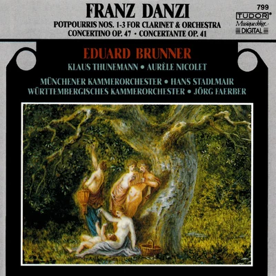 Eduard Brunner DANZI, F.: Potpourris Nos. 1-3Sinfonias Concertantes (Brunner, Nicolet, Thunemann, Stadlmair, Faerber)