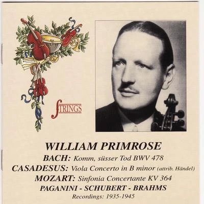 William Primrose Plays Mozart, Bach, Brahms 專輯 William Primrose