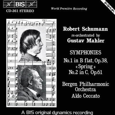 SCHUMANN: Symphonies Nos. 1 and 2 (re-orchestrated by Gustav Mahler) 专辑 Bergen Philharmonic Orchestra