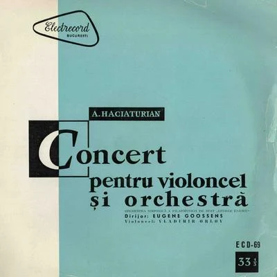 Concert pentru violoncel și orchestră 專輯 Radu Aldulescu/George Georgescu/Orchestra simfonică a filarmonicii de stat George Enescu