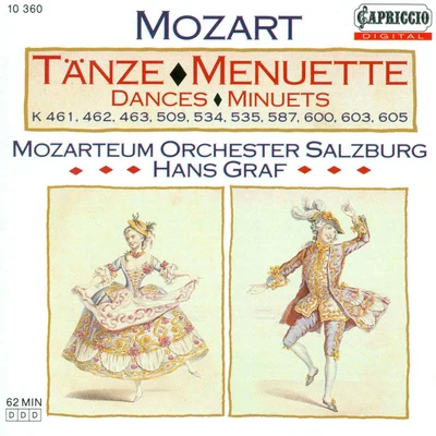 MOZART, W.A.: Orchestral Music - K. 461, 462, 463, 509, 534, 535, 587, 600, 603, 605 (Salzburg Mozarteum Orchestra) 专辑 Mozarteum Orchestra Salzburg