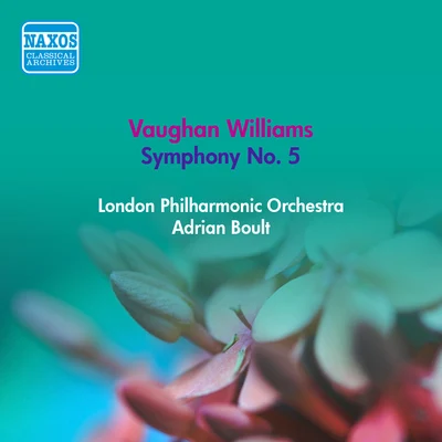 VAUGHAN WILLIAMS, R.: Symphony No. 5 (Boult) (1953) 專輯 Adrian Boult