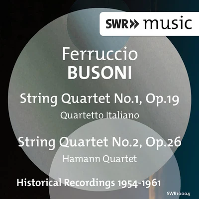 Busoni: String Quartets Nos. 1 2 专辑 Ferruccio Busoni/Yolanda Mero/W. Krowsky/Wera Schapira/Carl Schmidt