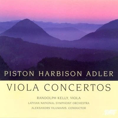 PISTONHARBISONADLER, S.: Viola Concertos (Randolph Kelly) 專輯 Ingrid Gerling/Maki Kubota/Mariola Cantarero/Simón Gollo/Benjamin Sung