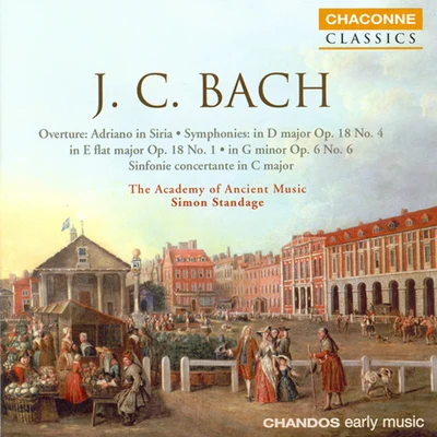 BACH, J.C.: Symphonies in D Major E-Flat MajorG MinorG Major 專輯 Collegium Musicum 90/Simon Standage