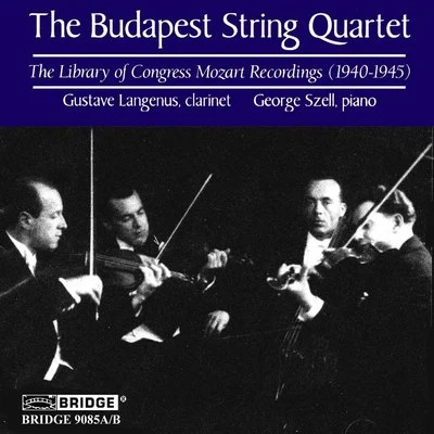 Mozart: Chamber Works (Live) 專輯 Nadia Reisenberg/Budapest String Quartet/New York Philharmonic/Sir John Barbirolli/Béla Bartók