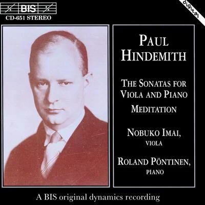 HINDEMITH: Viola SonatasMeditation 專輯 Nobuko Imai