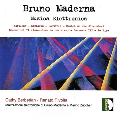 Bruno Maderna Musica Elettronica