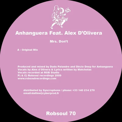 Mrs Don&#x27;t 专辑 VCO Rox/XIS/Anhanguera