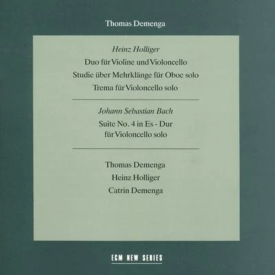 Suite for Cello Solo No.4 in E flat, BWV 1010 專輯 Thomas Demenga/Philippe Racine