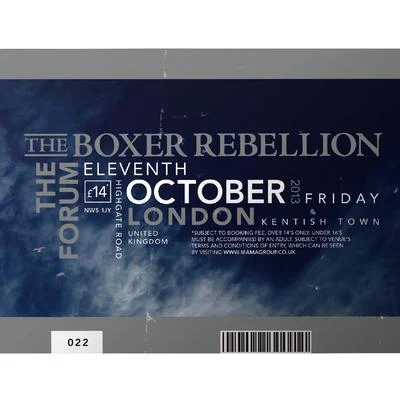 Live At The Forum 專輯 The Boxer Rebellion