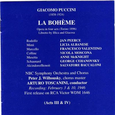 Puccini: La Bohème 专辑 Jan Peerce