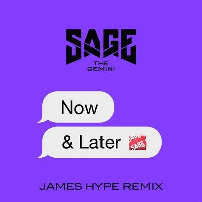 Now and Later (James Hype Remix) 專輯 Sage the Gemini/Zyme/Ron Henley/Deptronic