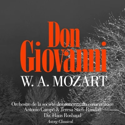 Orchestre De La Société Des Concerts Du Conservatoire Mozart : Don Giovanni